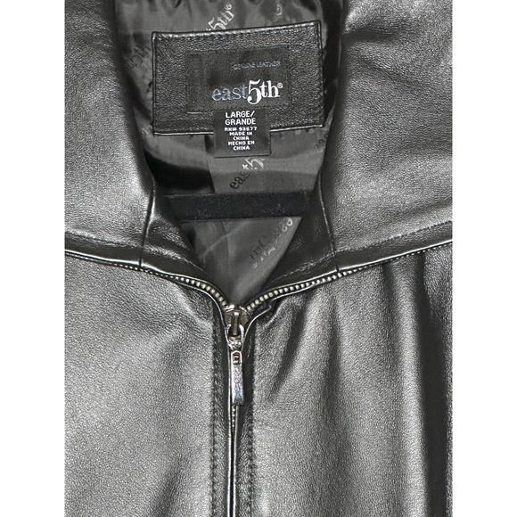Women’s East 5th, Leather Jacket, L, Black - Picture 7 of 16